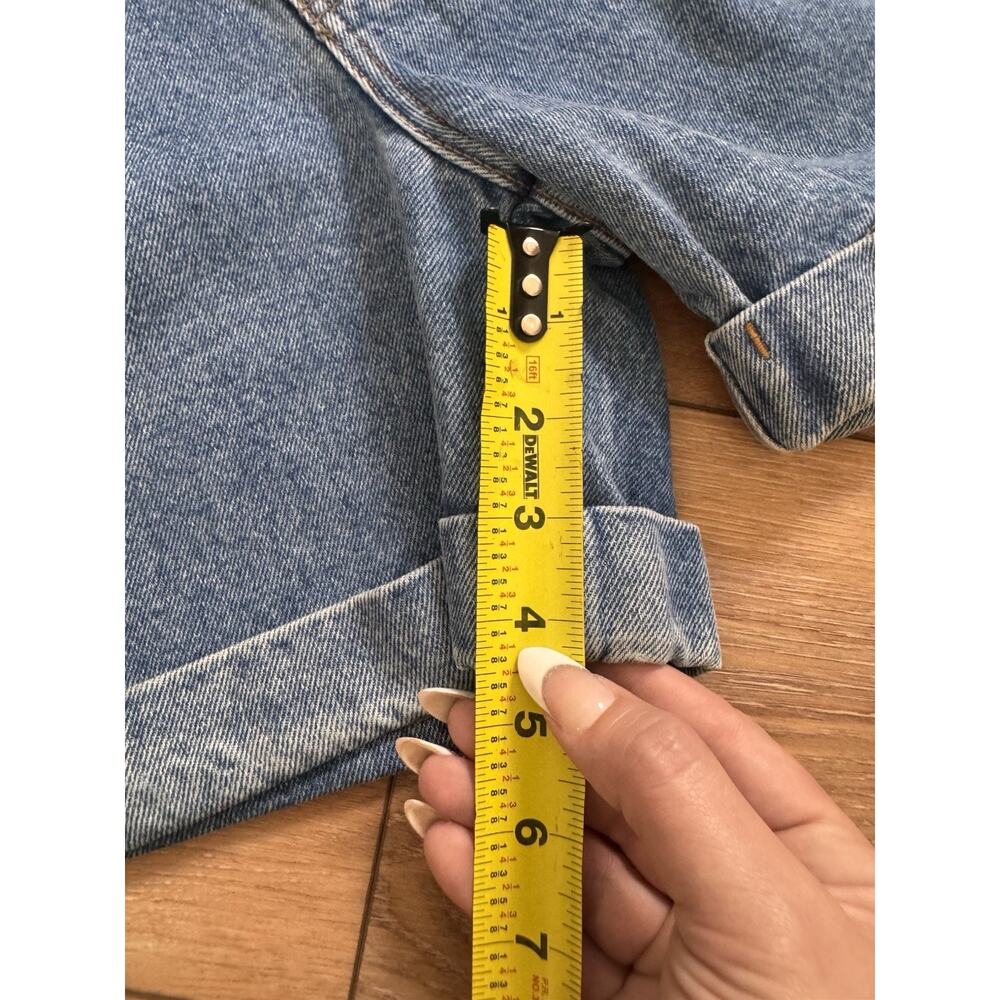 Vintage Bill Bass Ultra High Rise Mom Jean Early 90s Denim Jean Shorts Medium - Picture 10 of 12